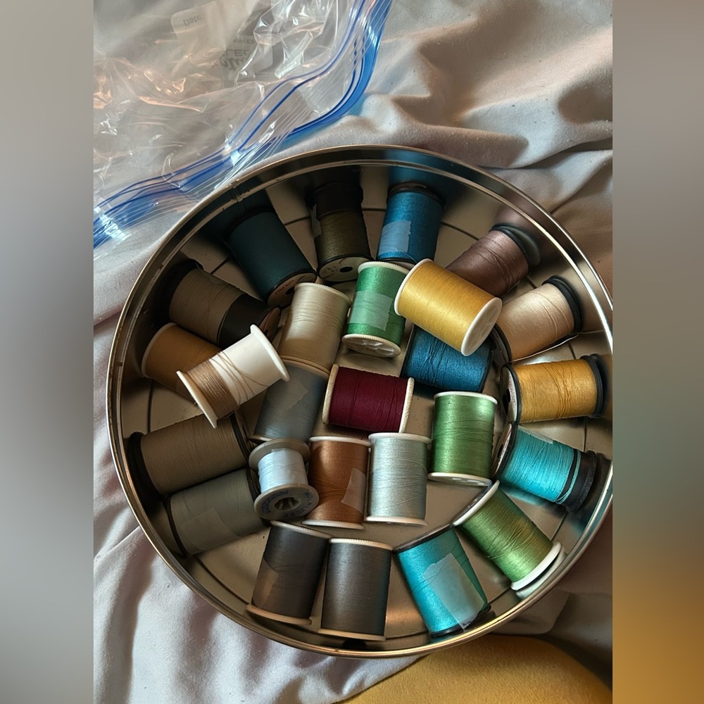 Spools of thread